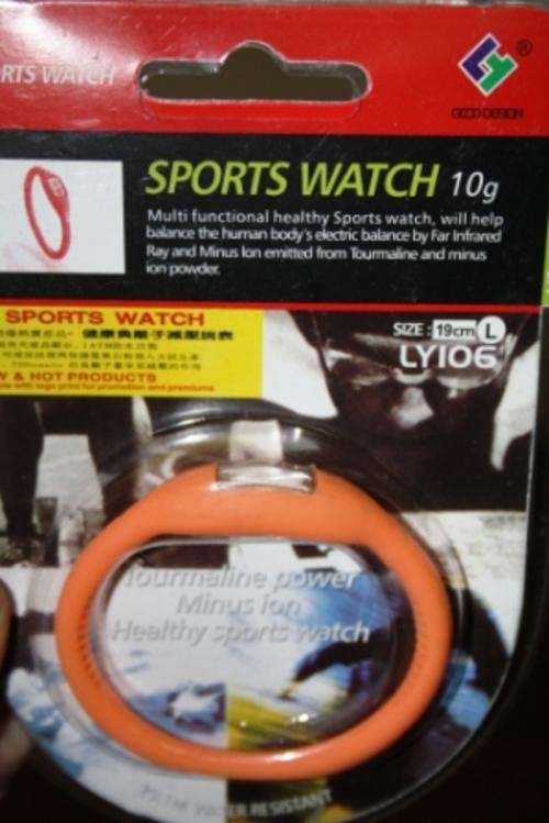 SPORTS WATCH - TOURMALINE POWER MINUS IO HEALTHY SPORTS WATCH - ORANGE