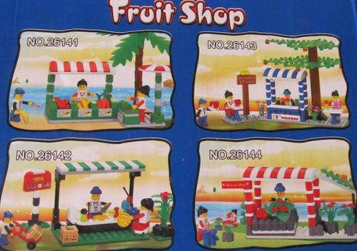 lego building blocks playset fruit shop stand collectable kids children boys girls toddlers baby babies toys wholesale cheap snap friday