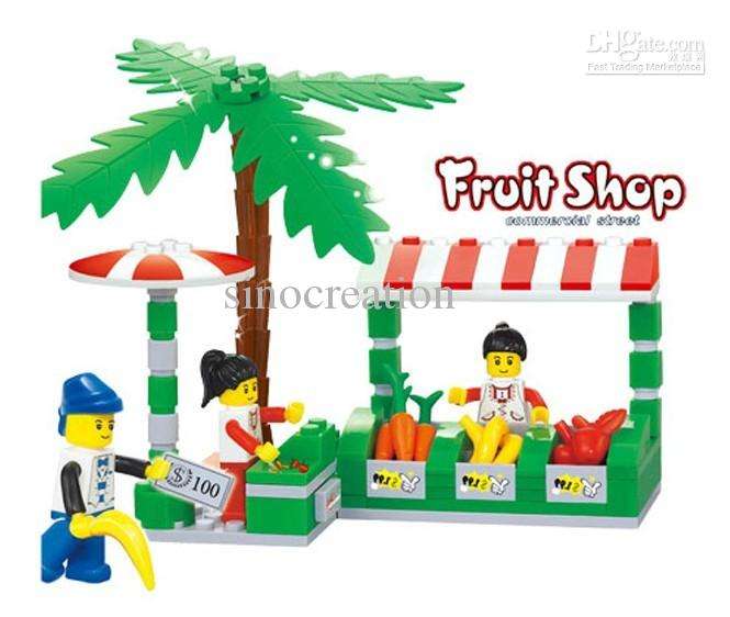 114pc Building block set - fruit shop! 100% lego compatible!