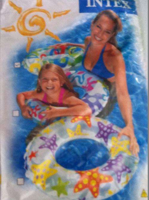 Intex Inflatable Swimming Tube plus free inflatable swimming ball