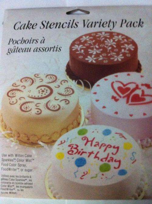 Cake stencils! Variety pack!