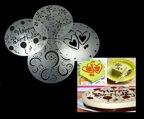 cake stencils baking decorating gifts christmas ladies womens kids crafts toys boys girls mens