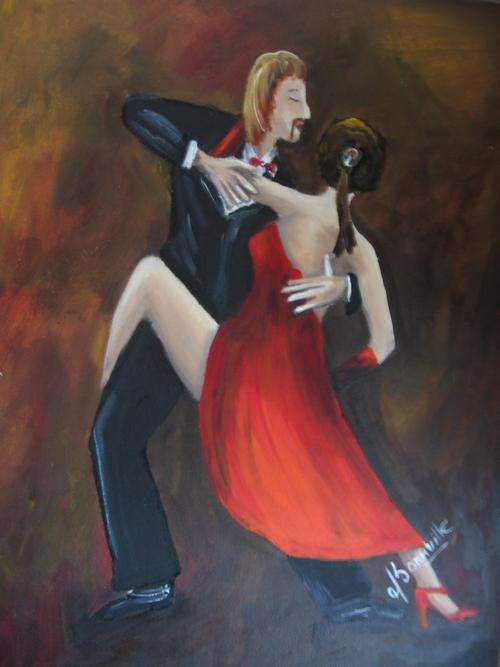 The Dance of Love 01  [400x300mm]      by South African Artist dSomm'ville