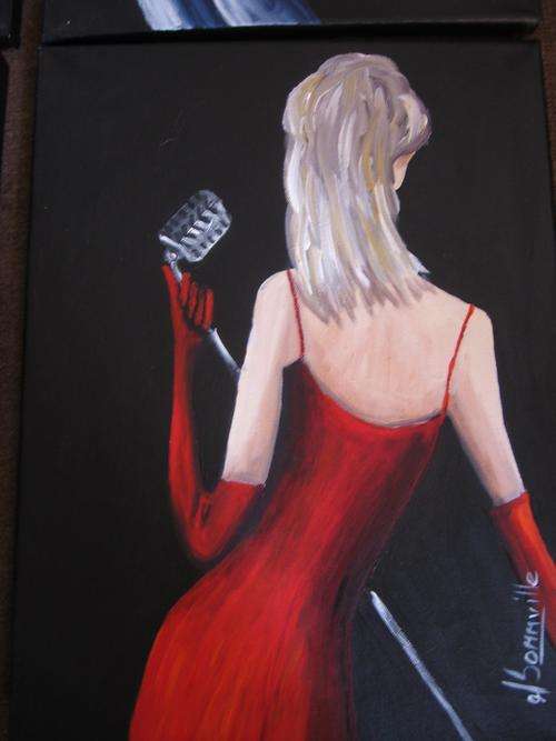 Rose         400x300mm     by South African Artist dSomm'ville