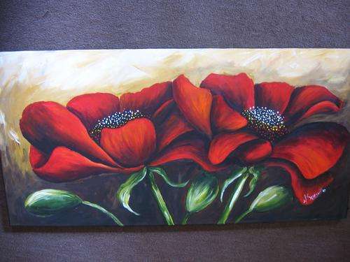 Red Passion     BIG      380x760mm       by South African Artist dSomm'ville