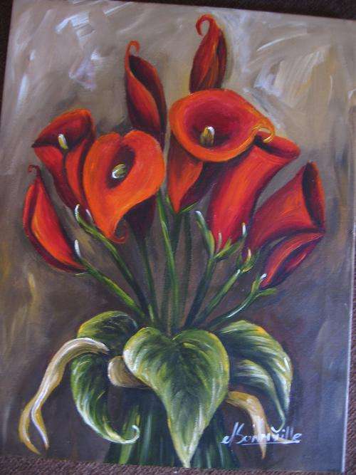 Sunset        450x350 mm     by South African Artist dSomm'ville