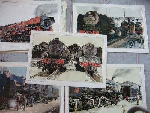 David Hall Green Prints