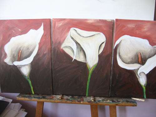 Arum Lillies ..  by  dSomm'ville