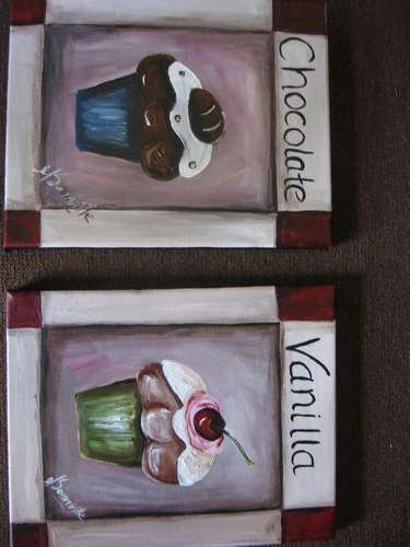 Cup Cakes   [250 x 200 mm   X 2 ]   by  -  dSomm'ville