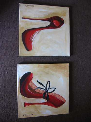 Stepping.......    [300x300mm X2 ]   by  -  South African Artist -    dSomm'ville