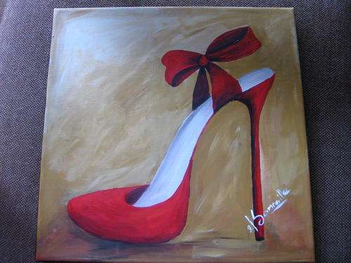 Stepping   -2    [300x300mm  ]   by  -  South African Artist -    dSomm'ville
