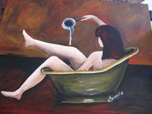 Relaxation   [400x500mm]     by South African Artist dSomm'ville
