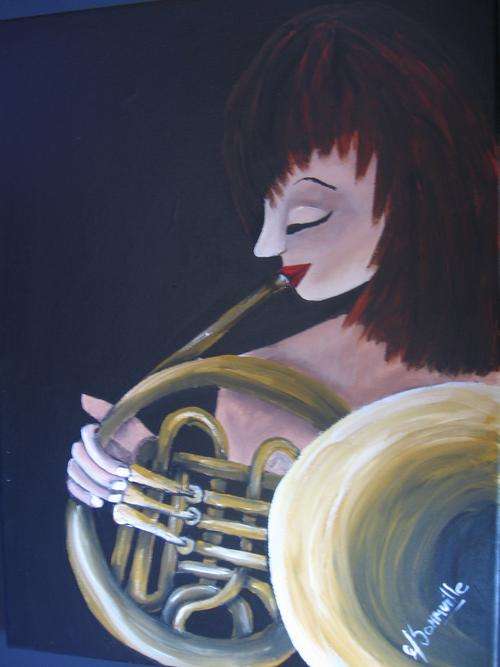 Lara      400x300mm    by South African Artist dSomm'ville