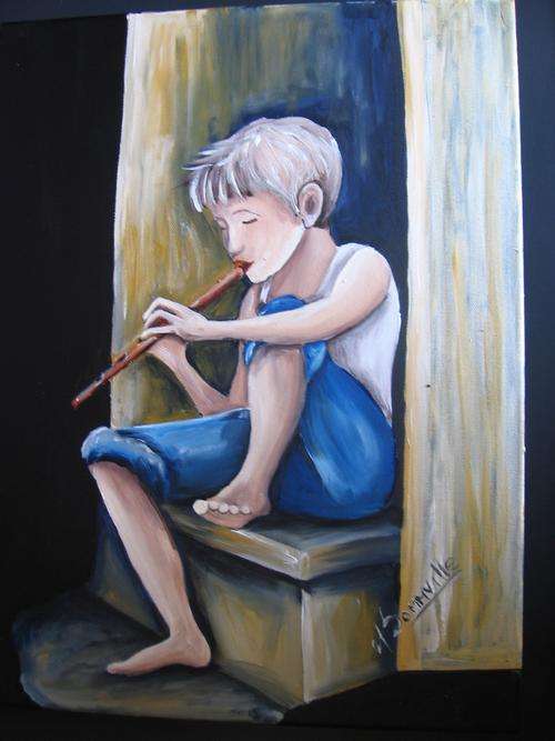 Zane     400x300mm    by South African Artist dSomm'ville