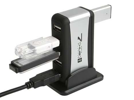 7 Port USB 2.0 High-Speed HUB Powered + AC Adapter