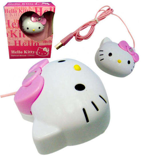 Cute USB Hello Kitty Mouse