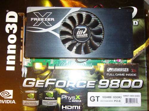 nVidia INNO 3d GeForce 9800 GT 1 GIG DDR3- FREEZER X EDITION