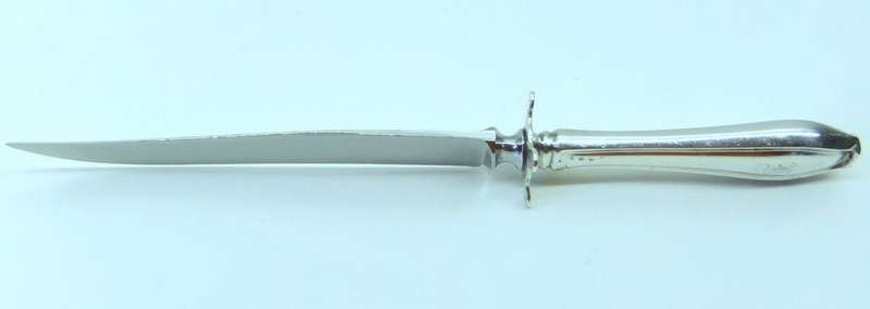 Antique KNIFE WITH STERLING SILVER HANDLE PAT. 1912