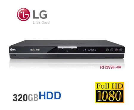 LG RH399H-W DVD Recorder and Hard Drive Recorder