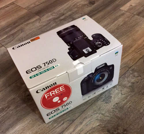 Canon 750D 24 MP DSLR Camera IN BOX - BODY ONLY