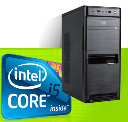 Desktop PC - Demo Intel i5  3.1GHz New pc case 8gb ram stock running low
