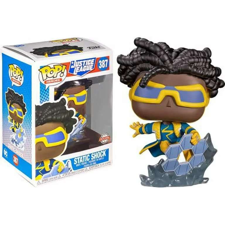 Funko Pop Justice Leage Static Shock (Minor Box Damage)