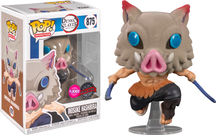 Funko Pop Demon Slayer Inosuke Flocked Special Edition