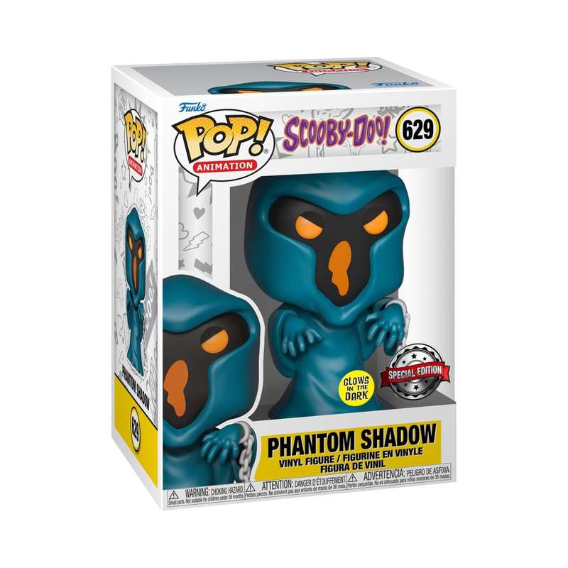 Funko Pop Scooby Doo Phantom Shadow Glow Special Edition