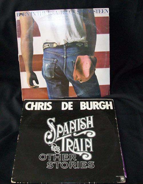 !WHOW! Vinyl Springsteen and De Burgh Combo