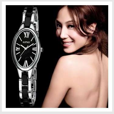 ***SUPER VALUE***VERY CLASSY LADIES OVAL TIMEPIECE WITH ROMAN NUMERALS**