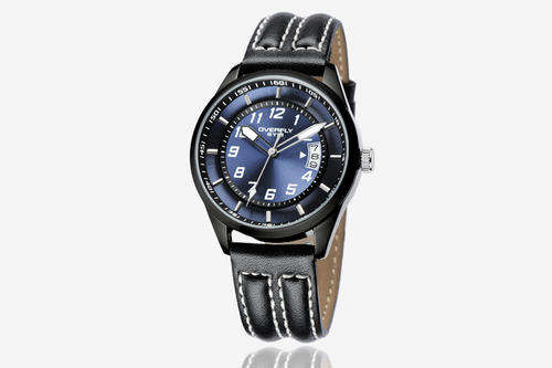 [FREE SHIPPING]***SUPER VALUE***CLASSY CALENDER WATCH FOR MEN IN BLACK**