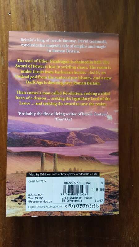 Last Sword of Power (Stones of Power #2) by David Gemmell