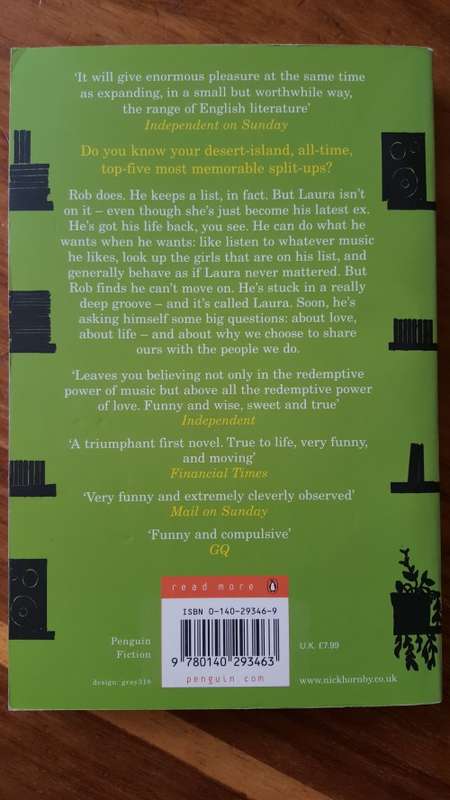 High Fidelity by Nick Hornby