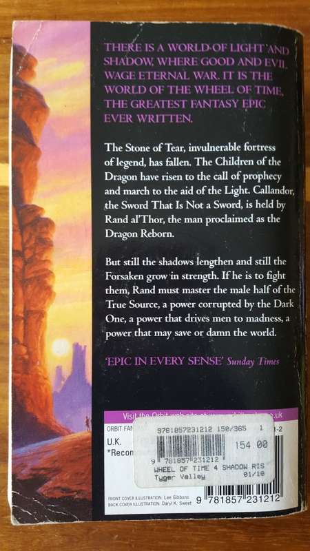 The Shadow Rising (Wheel of Time 4) by Robert Jordan
