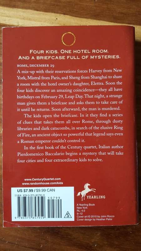 Ring of Fire (Century Quartet #1) by Pierdomenico Baccalario