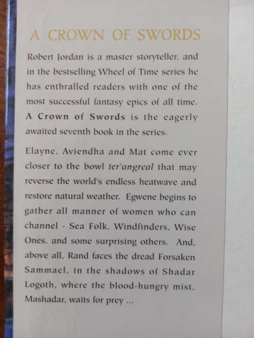 A Crown of Swords (The Wheel of Time #7) by Robert Jordan - Hardcover