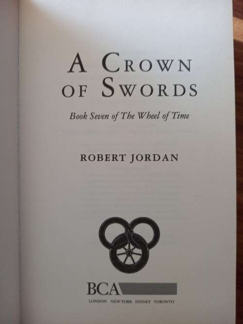 A Crown of Swords (The Wheel of Time #7) by Robert Jordan - Hardcover