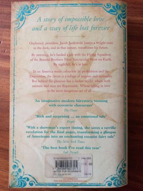 Water for Elephants by Sara Gruen