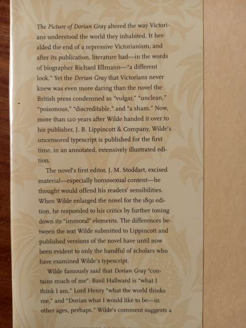 The Picture of Dorian Gray (Uncensored Edition) by Oscar Wilde - Large Hardcover