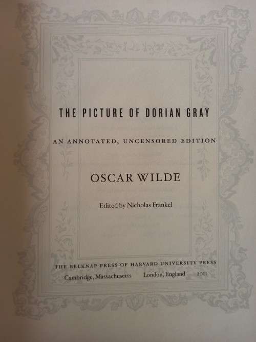 The Picture of Dorian Gray (Uncensored Edition) by Oscar Wilde - Large Hardcover