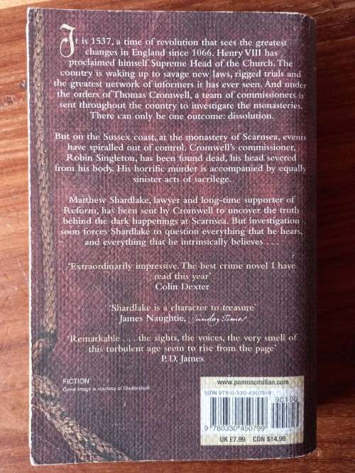 Dissolution (Matthew Shardlake #1) by C.J. Sansom