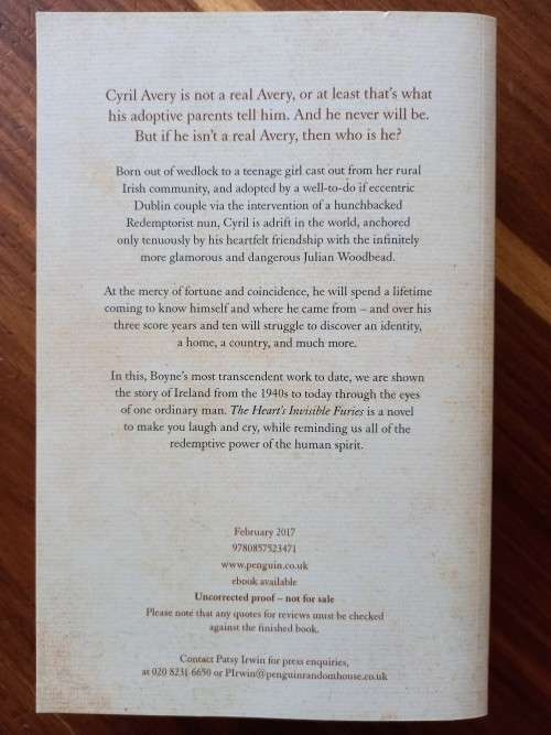 The Heart`s Invisible Furies by John Boyne - Large Softcover