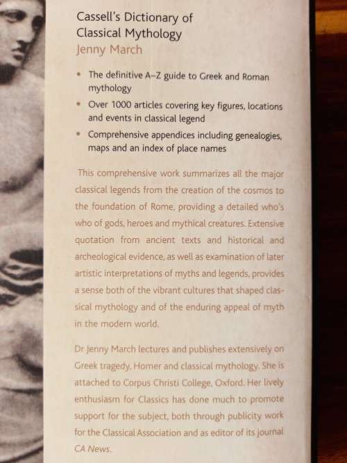 Cassell`s Dictionary of Classical Mythology by Jennifer R. March