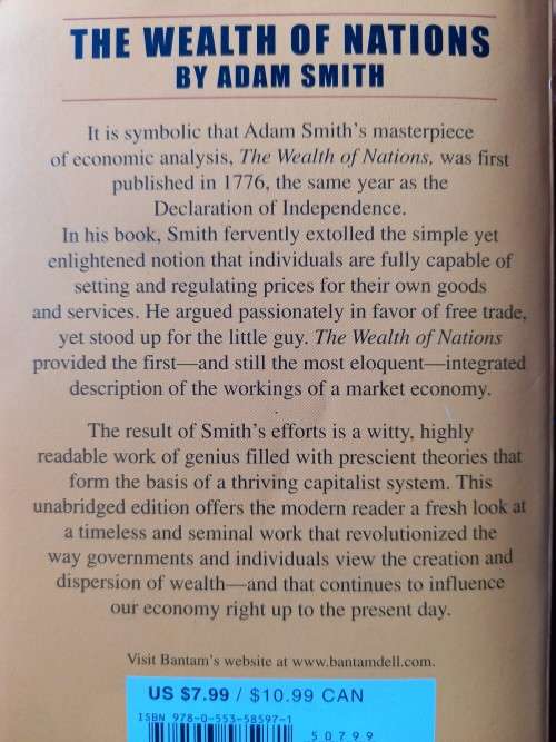 The Wealth of Nations by Adam Smith - Unabridged