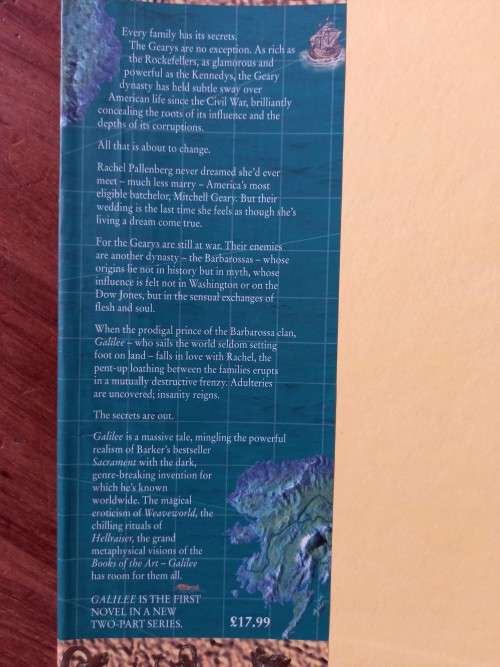 Galilee (Galilee) by Clive Barker - Large Hardcover