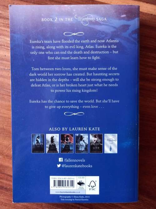 Waterfall (Teardrop #2) by Lauren Kate - Large Softcover