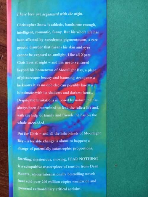 Fear Nothing (Moonlight Bay #1) by Dean Koontz - Large Hardcover