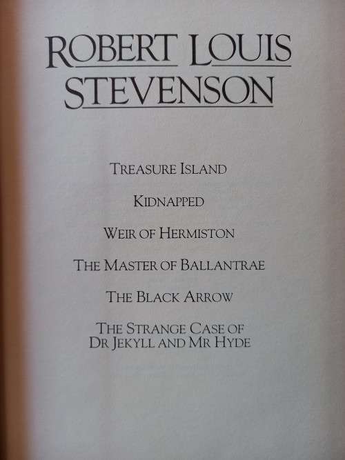The Works of Robert Louis Stevenson, Complete and Unabridges - Large Hardcover