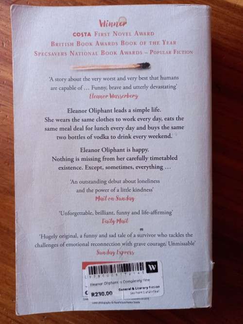 Eleanor Oliphant Is Completely Fine by Gail Honeyman
