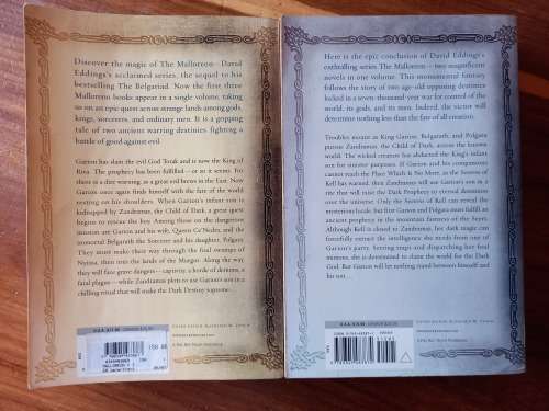 Complete Malloreon Series (Malloreon #1-5) by David Eddings in Two Volumes - Large Softcovers